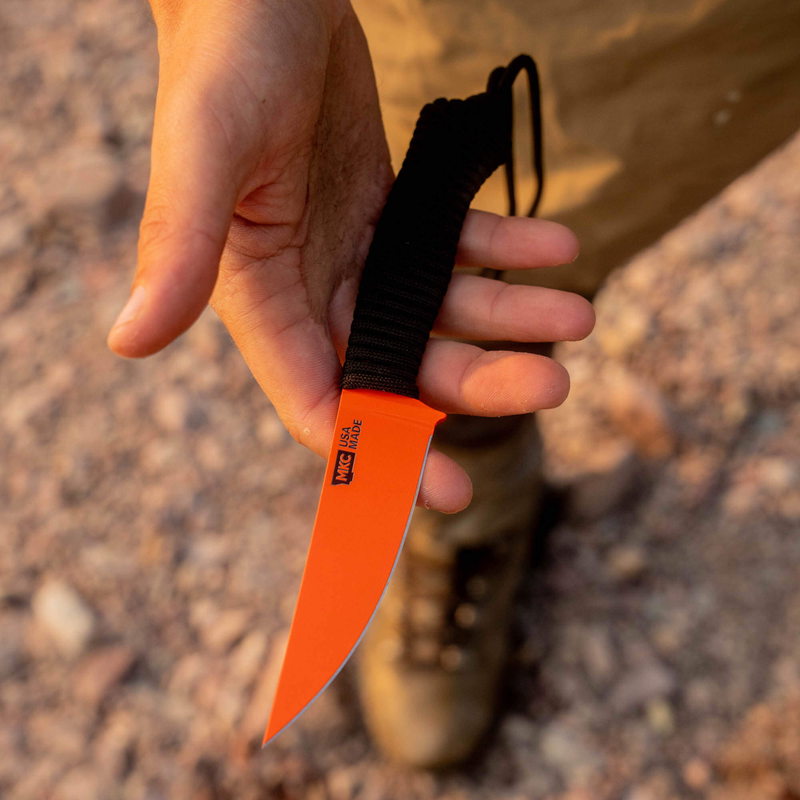 Speedgoat 2.0, blaze orange Cerakote by Montana Knife Company