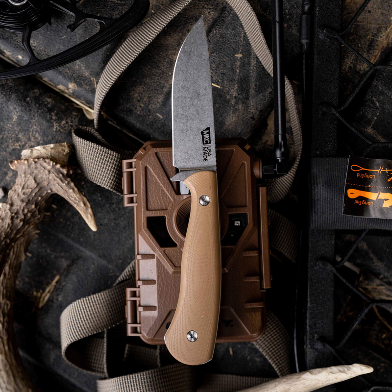 Whitetail, buck skin by Montana Knife Company